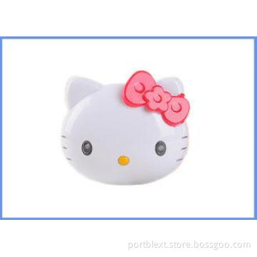8000mAh Hello Kitty External USBPower Bank With Light Eyes